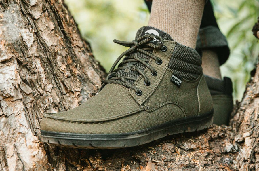 Boulder Boot Męskie Lems Mid Wegański Military-Green Polska | 8462195-MX