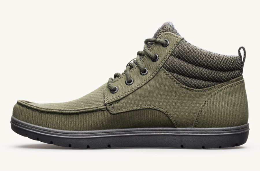 Boulder Boot Męskie Lems Mid Wegański Military-Green Polska | 8462195-MX