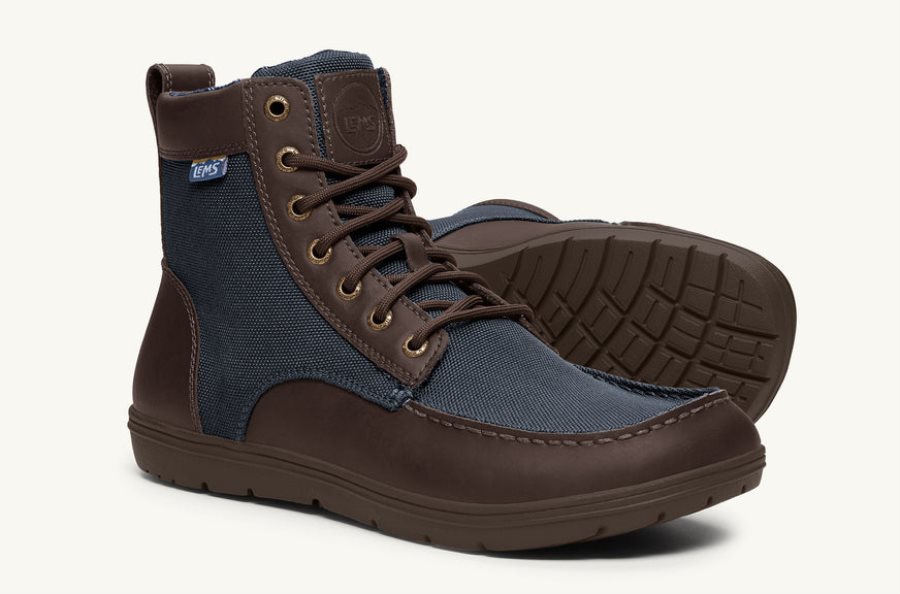 Boulder Boot Męskie Lems Nylon Navy-Stout Polska | 2193074-LQ