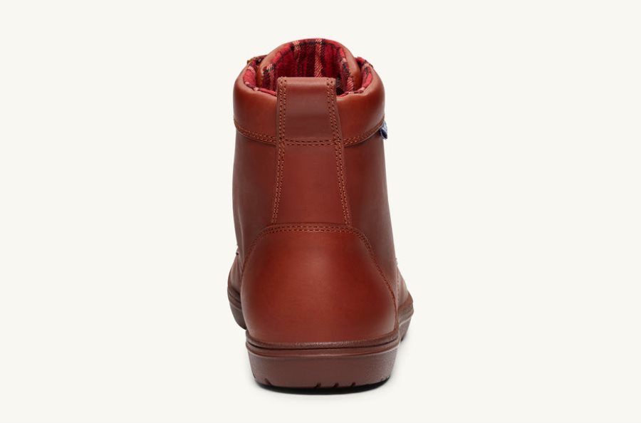 Boulder Boot Męskie Lems Skórzane Russet Polska | 5982714-EM